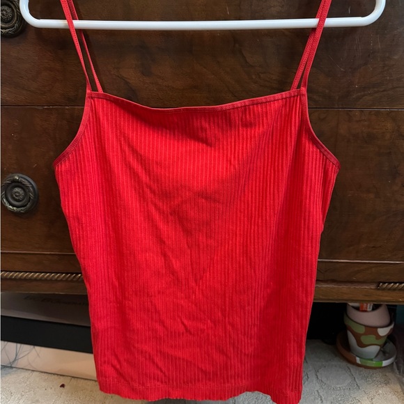 Aritzia Scarlet Ribbed Tank Top - Picture 2 of 4
